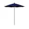 California Umbrella 7.5' Black Aluminum Market Patio Umbrella, Sunbrella True Blue 194061334546 - alternate 1